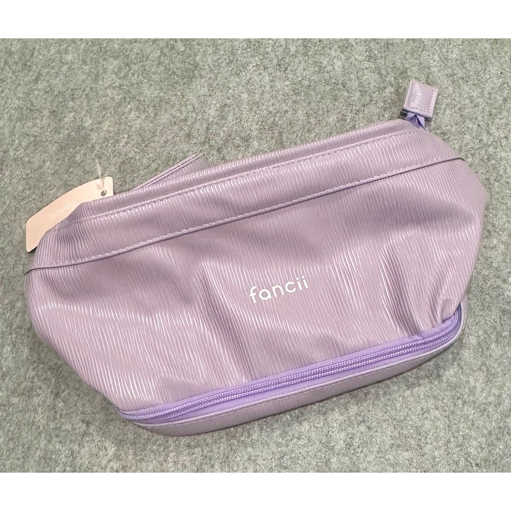Fancii Lavender Macy 2 in 1 Makeup Bag Travel Organizer Cosmetic  NWT